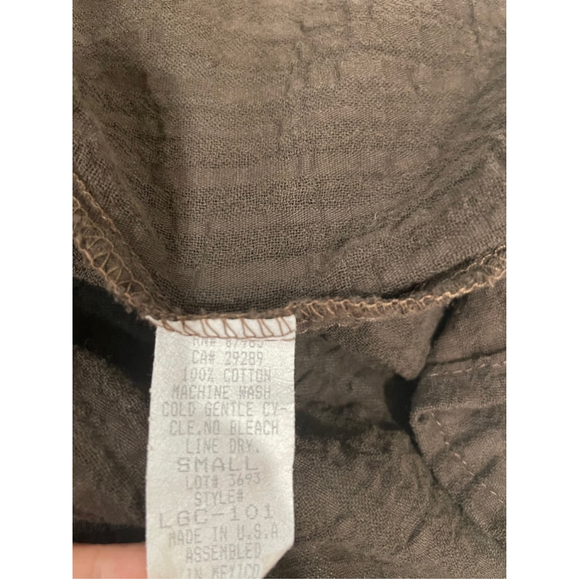 Vintage Elan Tie Front Kimono Top Crochet Y2K Small Boho Whimsigoth Fairy Grunge - Picture 7 of 7